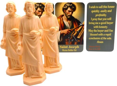 تمثال Westmon Works St Joseph لبيع حزمة الحزمة السائبة مع بطاقات صلاة تماثيل Saint in Saudi Arabia