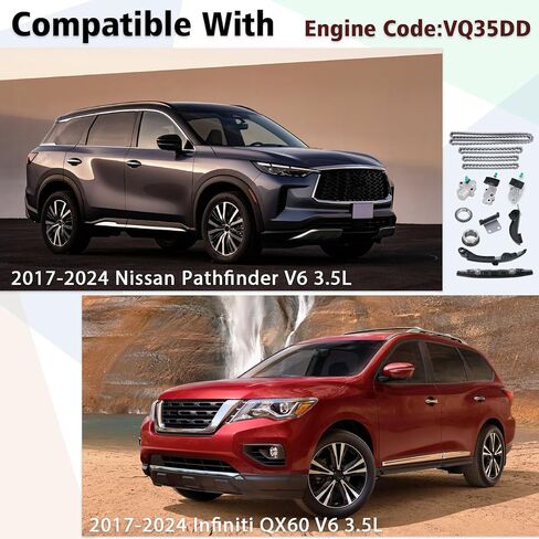 مجموعة سلسلة التوقيت المتوافقة مع 2017-2024 نيسان باثفايندر 2017-2024 Infiniti QX60 V6 in Saudi Arabia