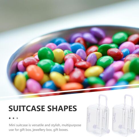 Beaupretty 12pcs mini fistcase boxes plastic candy box box small travel case cascase refces for wedder in Saudi Arabia