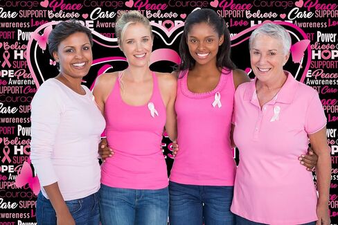 خلفية للتوعية بسرطان الثدي مقاس 7x5أقدام، شريط وردي، خلفية شهر للتوعية بالثدي للنساء، ديكورات حفلات التوعية بسرطان الثدي (84 × 60 بوصة) in Kuwait