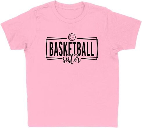 Outline Basketball Sister Kids T-Shirt Youth in Saudi Arabia
