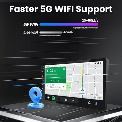 5GWIFI Android Car Radio Stereo for Toyota Corolla 2014 2015 2016: (2+64G) 10.2 Inch Head Unit with 1280 * 800 HD Touch Screen Carplay/Android Auto Backup Camera GPS in Saudi Arabia
