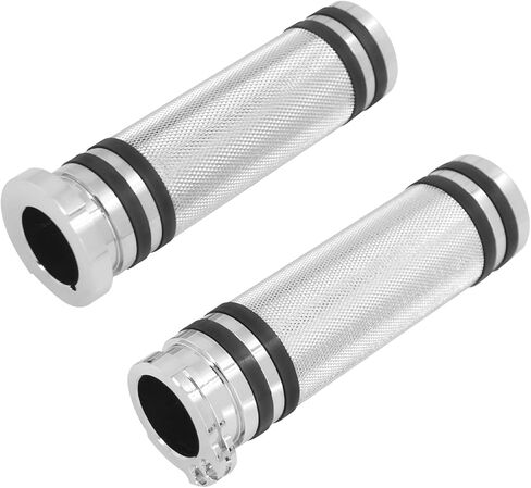 Hand Grips 1 Inch 25mm Universal Handlebar Throttle Grip CNC Replacement Motorcycle 1" Handle Bars Fit for Harley Dyna Softail Sportster XL XR Touring Road Electra Glide 1996-2007 in Kuwait