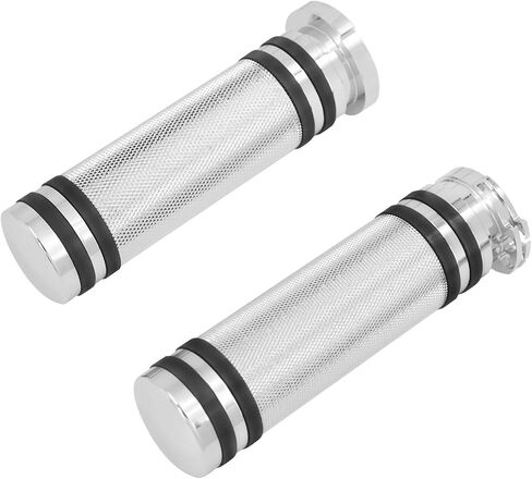 Hand Grips 1 Inch 25mm Universal Handlebar Throttle Grip CNC Replacement Motorcycle 1" Handle Bars Fit for Harley Dyna Softail Sportster XL XR Touring Road Electra Glide 1996-2007 in Kuwait