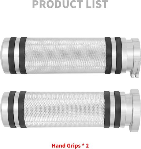 Hand Grips 1 Inch 25mm Universal Handlebar Throttle Grip CNC Replacement Motorcycle 1" Handle Bars Fit for Harley Dyna Softail Sportster XL XR Touring Road Electra Glide 1996-2007 in Kuwait