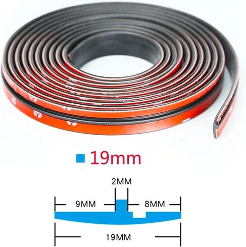 Auto Rubber Seal Strips Window Edge Rubber Car Window Edge Windshield Roof Rubber Sealing Strip Noise Insulation Stripping(19mmx8m) in Saudi Arabia