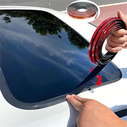Auto Rubber Seal Strips Window Edge Rubber Car Window Edge Windshield Roof Rubber Sealing Strip Noise Insulation Stripping(19mmx8m) in Saudi Arabia
