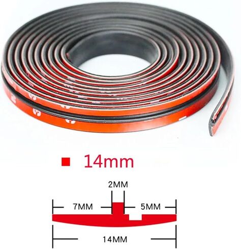 Auto Rubber Seal Strips Window Edge Rubber Car Window Edge Windshield Roof Rubber Sealing Strip Noise Insulation Stripping(19mmx8m) in Saudi Arabia