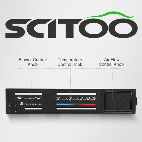 SCITOO A/C Heater Climate Control Module Panel Replace 55519-89143, fitment 1984-1988 for Toyota 4Runner DLX 2.4L;1984-1988 for Toyota 4Runner SR5 2.4L;1988 for Toyota 4Runner SR5 3.0L in Saudi Arabia