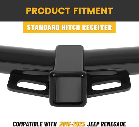 KUAFU Class 3 Trailer Hitch Compatible with 2015-2023 Jeep Renegade Black Towing Hitch 2-Inch Receiver in Saudi Arabia