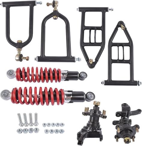 340mm Front Suspension Shock Upper & Lower Swingarm Kit Replacement for Quad Bike ATV/Go Kart DIY Kart ATV Part in Saudi Arabia