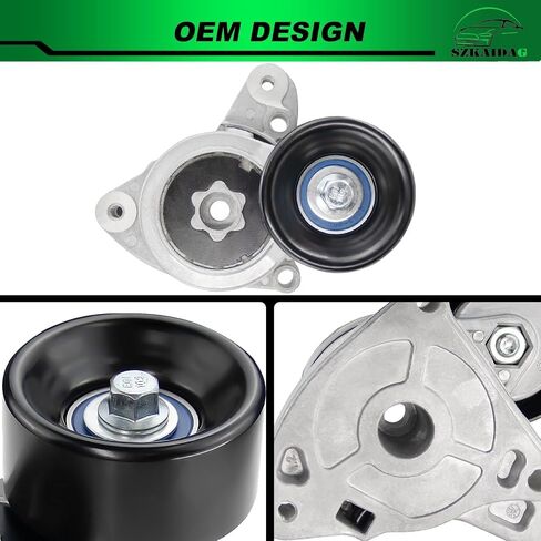 38278 Belt Tensioner Assembly with Pulley for:-Honda Civic 2006-2015, CRV 2002-2014, Accord 2003-2007, Element 2003-2011 for:-Acura ILX RDX TSX 2004-2015 2.3L 2.4L L4 OE# 31170RAAA01 in Saudi Arabia