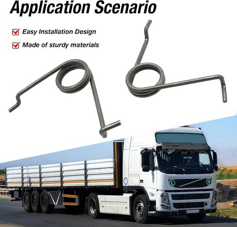 2 Pcs 82332690 Return Clutch Pedal Spring, Replacement for Volvo Truck FM7 FM9 FM10 FM12 FH12 FH16 FH565 NH12 NH565 Bus B7R B12B B12M, Replaces 8189666 1628381 in Saudi Arabia