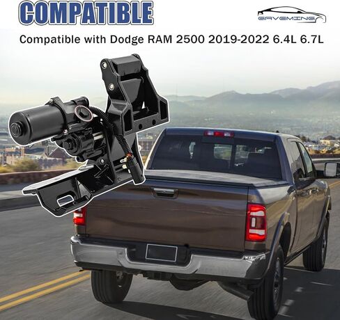 Power Running Board Motor Compatible with Dodge RAM 2500 3500 2019-2025 6.4L 6.7L Replacement Part Number 68461641AA,68461641AB Left Side in Kuwait