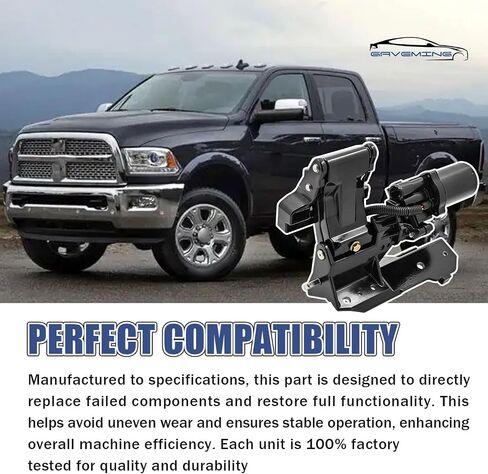 Power Running Board Motor Compatible with Dodge RAM 2500 3500 2019-2025 6.4L 6.7L Replacement Part Number 68461641AA,68461641AB Left Side in Kuwait