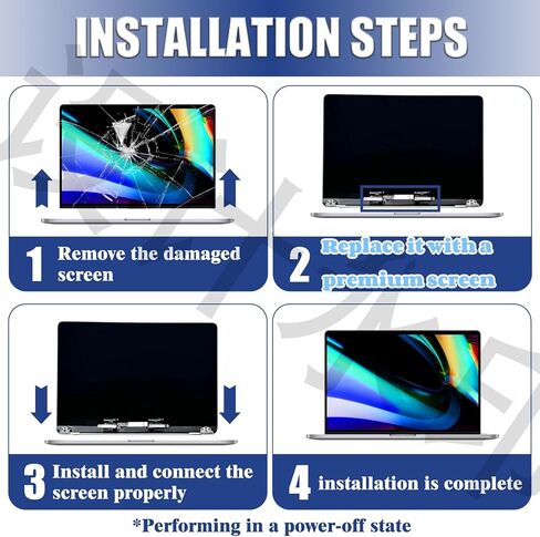 Screen Replacement A2337 LCD for M1 MacBook Air 13" 2020 A2337 MGN63 EMC 3598 MGN93 MGND3 MGN73 MGNA3 MGNE3 2560×1660 LCD Screen Full Top Assembly Display (Space Gray) in Kuwait