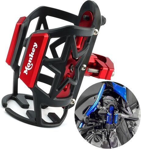 حاملي زجاجة الدراجات النارية EQUSS لـ Hon-& Da Monkey 125 Z-125 Z125 Z125 CNC CNC Accessories Beverage Water Bottle Cup Mount SDAND (اللون: 1 ، الحجم: حجم واحد) in Saudi Arabia