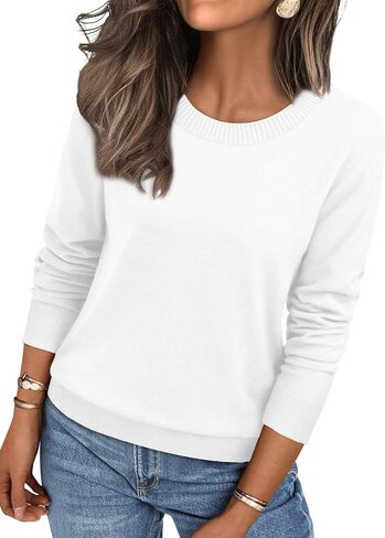 LILLUSORY Womens Lightweight Sweater Fall Fashion 2025 Pullover Soft Basic Knit Dressy Casual Tops Winter Outfits Clothes in Saudi Arabia