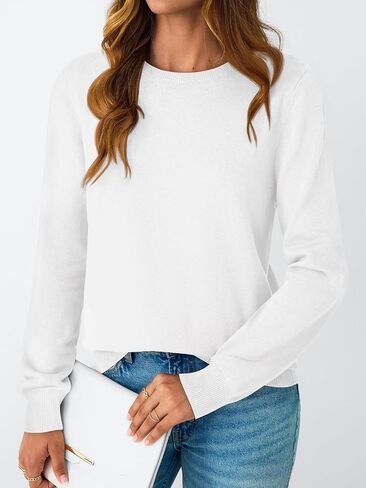 LILLUSORY Womens Lightweight Sweater Fall Fashion 2025 Pullover Soft Basic Knit Dressy Casual Tops Winter Outfits Clothes in Saudi Arabia