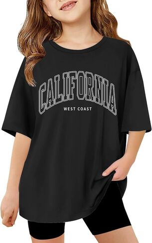 New York Tshirts for Girls Letter Graphic Crewneck Shirt Shirt Excerty Excery Teee Tops in Kuwait