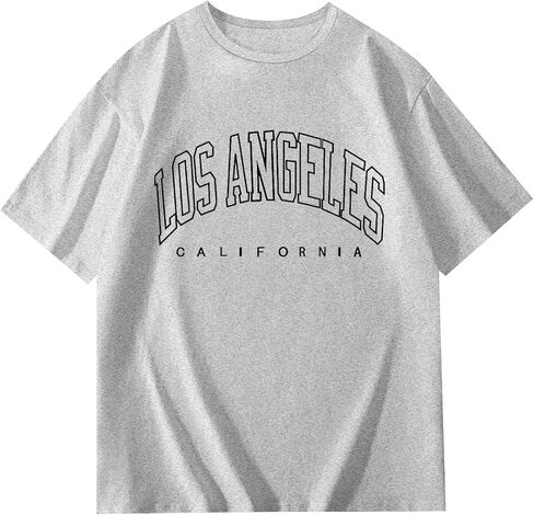 New York Tshirts for Girls Letter Graphic Crewneck Shirt Shirt Excerty Excery Teee Tops in Kuwait