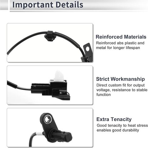 ABS Wheel Speed Sensor Front Left ABS Sensor Anti-lock Braking System Sensor No.598103S900 for HYUNDAI SONATA 2011-2012 in Saudi Arabia