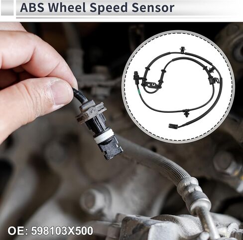 مستشعر سرعة عجلات ABS مستشعر ABS ABS مستشعر المكابح المضاد للانغلاق رقم 598103x500 لـ Hyundai Elantra 2010-2011 in Saudi Arabia