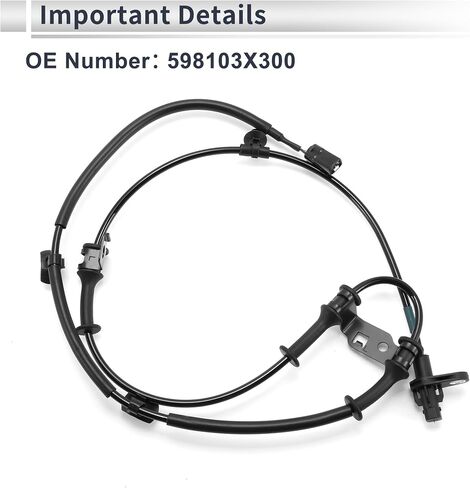 ABS Wheel Speed Sensor Front Left ABS Sensor Anti-lock Braking System Sensor No.598103X300 for Hyundai Elantra 1.8L 2011 in Saudi Arabia