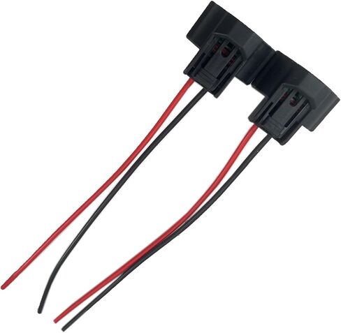 Fainwan 2pcs الأسلاك الأسلاك الأنثى C H11 تسخير رأس الضوء منخفض الحزمة بديل بديل التوافق مع ILX MDX XC60 XC70 XC90 in Saudi Arabia
