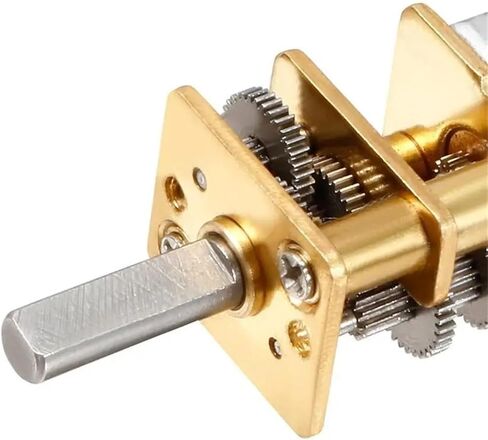 DC 3V/6V/12V N20 MINI MENTER GEAR MOTION - 15/30/10/100/200/300/1500/1000 دورة في الدقيقة - محرك مغناطيس دائم مضغوط للأجهزة المنزلية (500-3V -ELO) in Kuwait