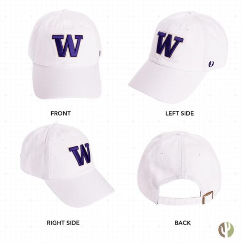 صبار الصحراء، جامعة واشنطن، قبعة بيسبول U of W UW Huskies، قبعات هاسكي ذات حواف مطرزة، قبعة قابلة للتعديل، حزام قماش للبالغين (نمط A1) أرجواني in Saudi Arabia