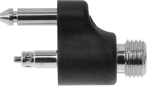 T-H Marine BE-FU-53190-DP Johnson/Evinrude Tank Connector ، 1/4 "NPT Fitting ، Black in Kuwait