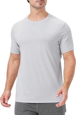Netdraw Men's Men's Bamboo Viscose Athletic Shirt Lightwieht Cooling Moisture Wickout Wickout Running Thirt T-Shirt in Kuwait