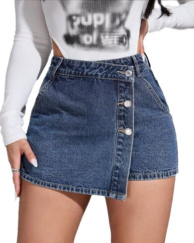 Jean Skirt for Women Mini Skirt Cargo Skirt Denim Sexy Jean Bodycon Skirts in Kuwait