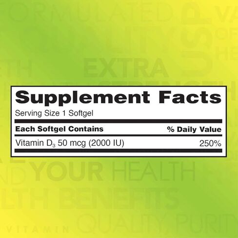 Kirkland Signature Extra Strength D3 50 mcg., 600 Softgels (2 Pack) in Saudi Arabia