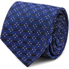 Batman icon Diamond Dot Navy Mens Tie in Saudi Arabia