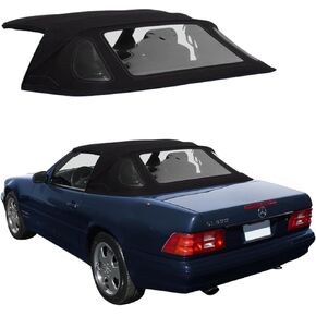 Sierra Auto Tops بديلة قابلة للتحويل القابلة للتحويل لسلسلة Mercedes 1990-2002 SL (R129) ، القماش الكلاسيكي الألماني ، الأسود in Kuwait