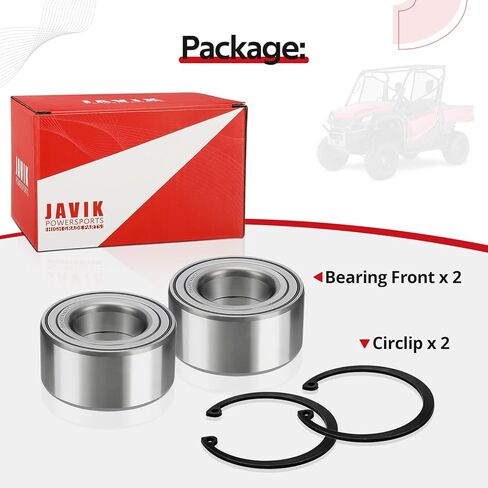 Front Wheel Bearing Kit Compatible with Honda Pioneer 1000 SXS1000-M3/M5 2016-2023 in Saudi Arabia