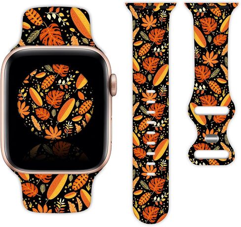 Watch Band Compatible with Apple Watch 38mm 40mm 41mm 42mm 44mm 45mm 49mm for Women Men Sport Silicone Wristbands Strap for IWatch Series 9 8 7 6 5 4 3 2 1 in Saudi Arabia