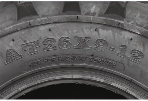 Ocelot Mars-A Utility ATV/UTV Tire, 6 Ply Quad or Side By Side ATV Tire, V-Angled Power Treads, 26x9x12 ATV Tire, 26x9x12 UTV Tires, Plow Through Mud and Sand, Ride Over Hard Surfaces in Saudi Arabia