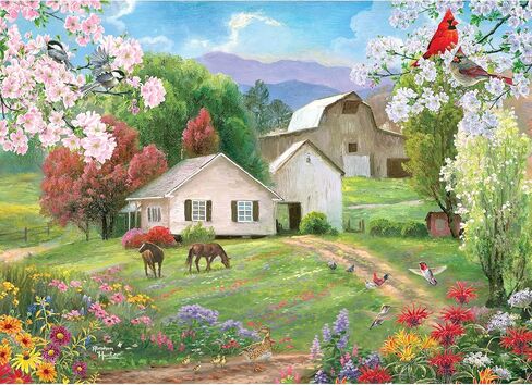 RoseArt - Abraham Hunter - Homestead - 1000 Piece Jigsaw Puzzle for Adults in Kuwait