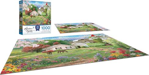 RoseArt - Abraham Hunter - Homestead - 1000 Piece Jigsaw Puzzle for Adults in Kuwait