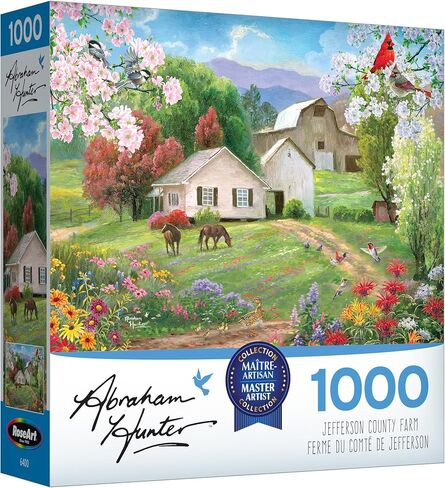 RoseArt - Abraham Hunter - Homestead - 1000 Piece Jigsaw Puzzle for Adults in Kuwait