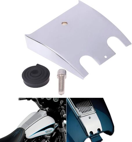 Chrome Dash Panel Extension For Harley 1989-2007 Touring Electra Road Street Glide Parts in Saudi Arabia