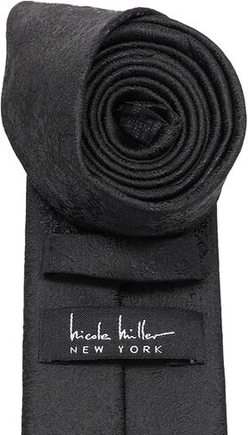 Nicole Miller New York Men Men Solid Solid Necktie | الحديث والمعاصر | 3 "العرض in Saudi Arabia