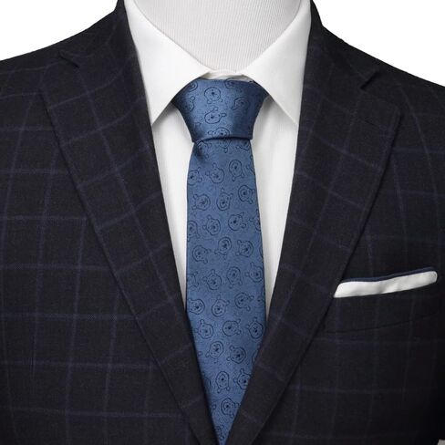 Cufflinks Inc. Winnie The Pooh Blue Tonal Men's Tie in Saudi Arabia