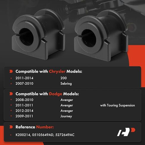 A-Premium 2 × خلفية لإطار البشرة الباربة ، متوافقة مع Dodge Journey 2009-2011 ، Avenger 2008-2014 & Chrysler 200 2011-2014 ، Sebring 2007-2010 in Saudi Arabia