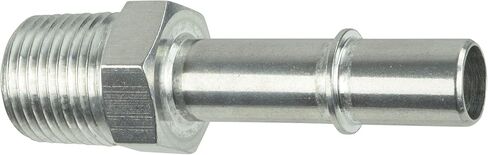 ICT Billet 1/2" Quick Connect Male Fuel Hose to 1/2" NPT Adapter Fitting GM Diesel Feed Bare Machined Aluminum Designed & Manufactured in the USA AN817-03-08 in Saudi Arabia