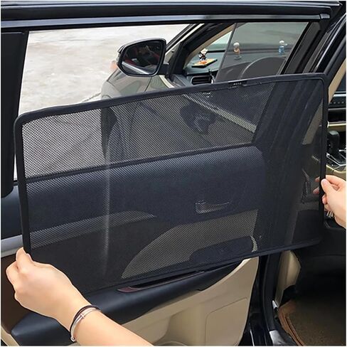 Magnetic Car Side Window Sunshades Compatible with Toyota RAV4 XA40 (2014-2019) for Rear Passenger Privacy Auto Window Sun Protection(Front 2PCS) in Saudi Arabia