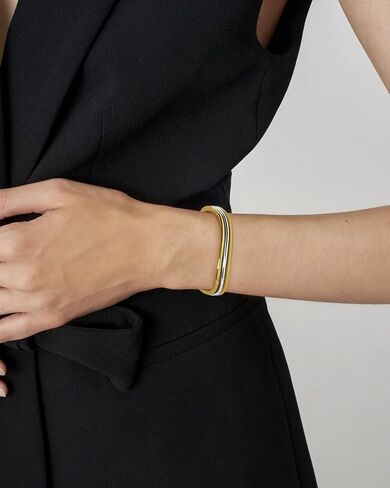 مجموعة سوار الإسورة الطبقات 3pcs للنساء موجة سوار متعددة القابلة للتكديس in Kuwait